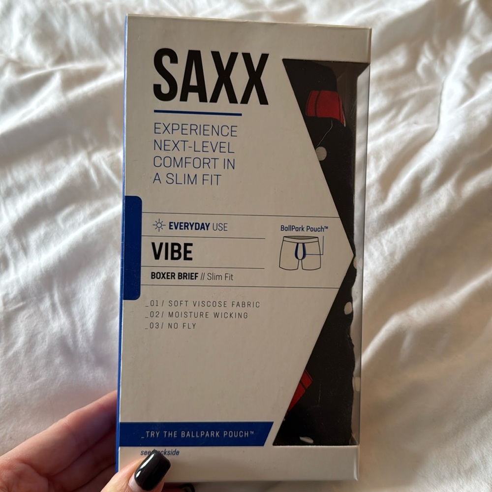 NIB Saxx Solo Cup Boxer Brief